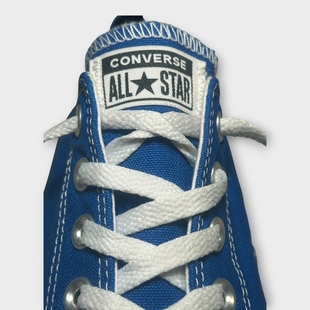 Converse Chuck Taylor All Star Low Blue Canvas Sneakers 135514F Mens 7 Wmns 9 - Picture 6 of 7